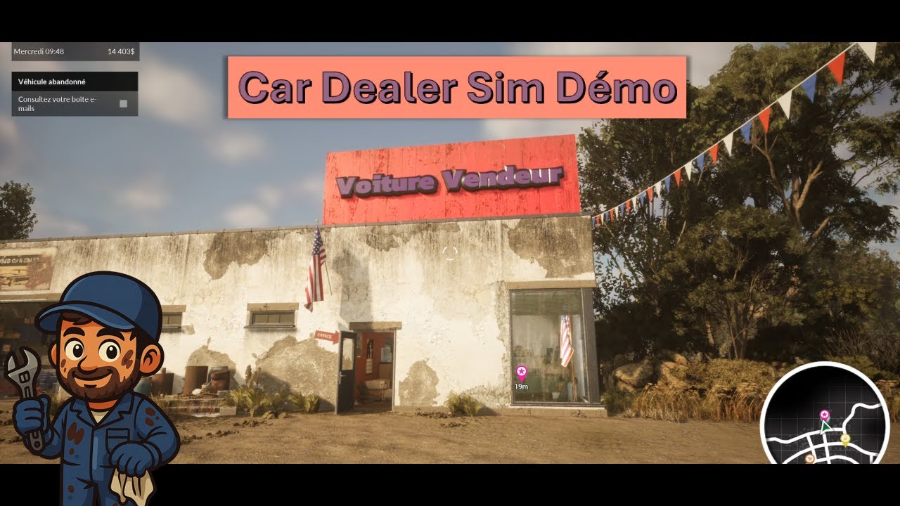 Retaper des épaves et escroquer des pigeons - Car Dealer Demo