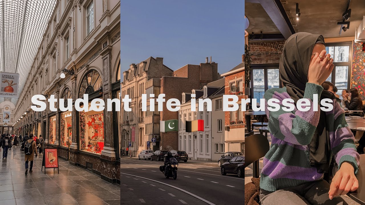 Student life in Brussels | International Pakistani female student in Belgium | VLOG