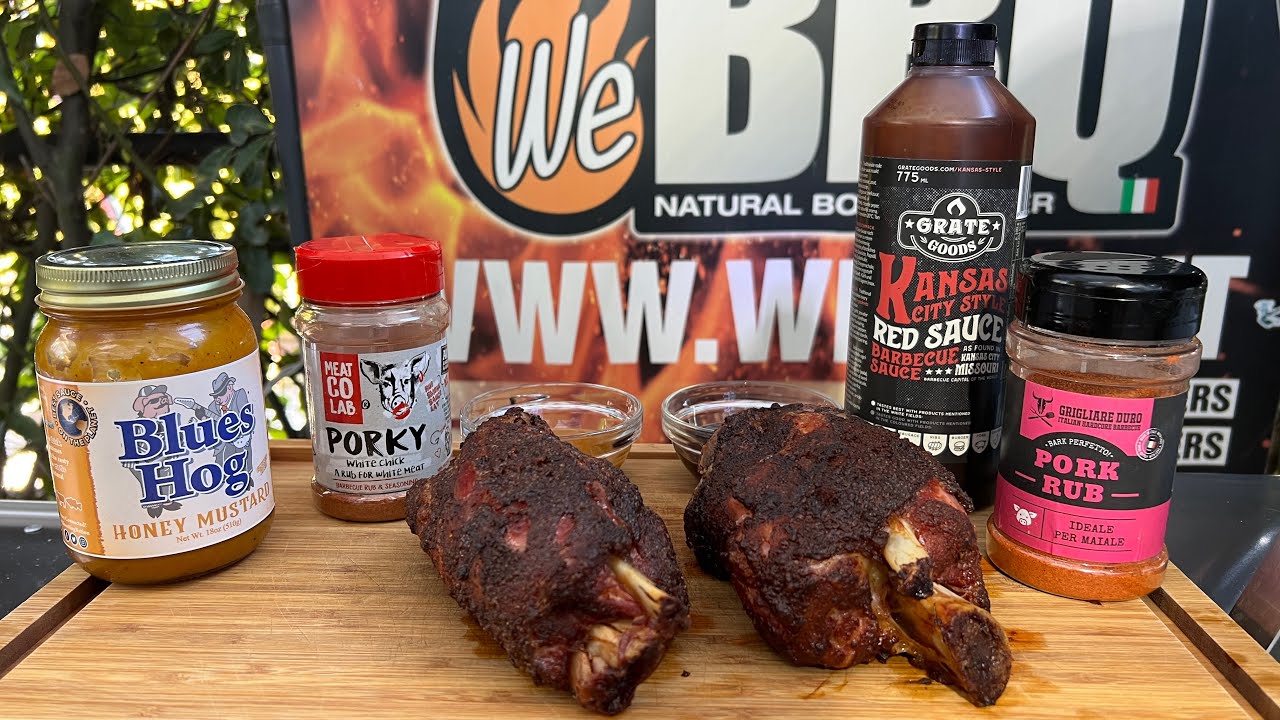 WeBBQ - Stinchi di maiale - Pork Shanks - SLOW ‘N SEAR® TRAVEL KETTLE GRILL