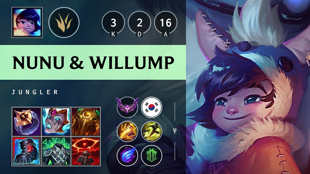 Nunu & Willump Jungle vs Lee Sin - KR Master Patch 25.11