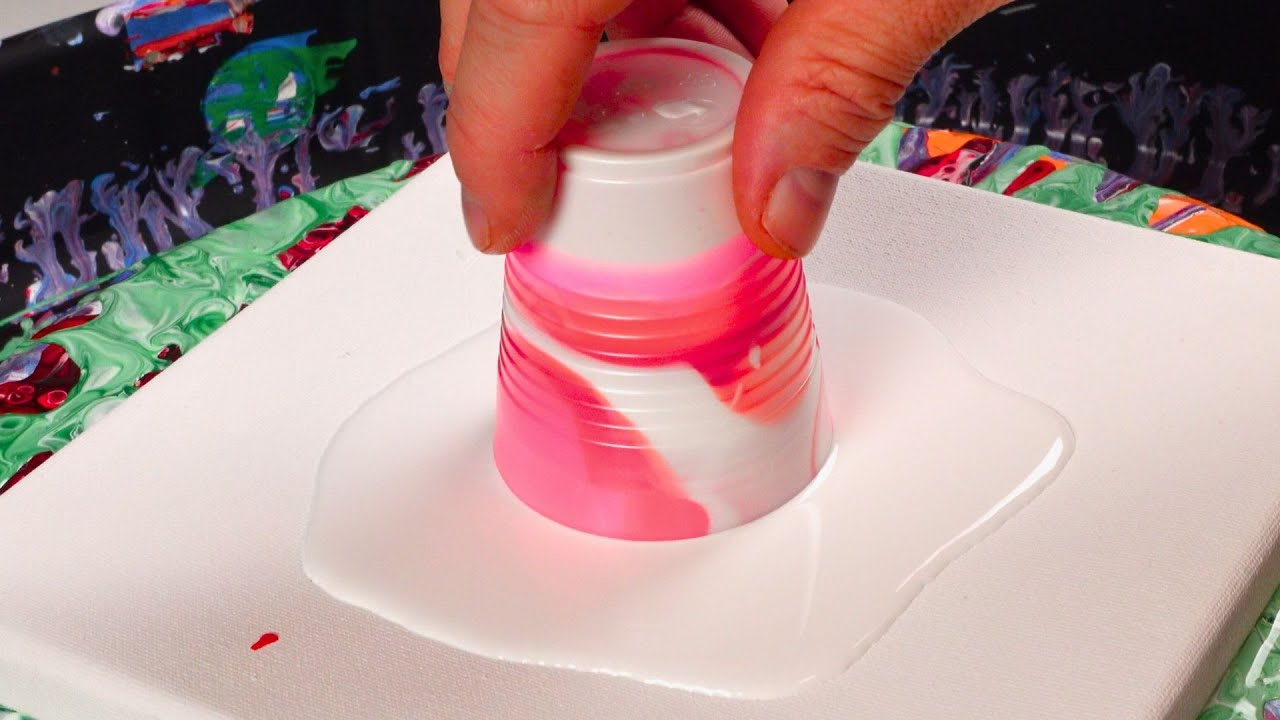 QUICK and EASY!! Acrylic Pouring and Fluid Art for Therapy at Home