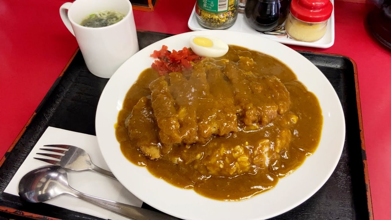 札幌白石区にある35年以上の歴史あるお店でいただくコスパの良いカツカレー/味のももんじ【北海道札幌グルメ】