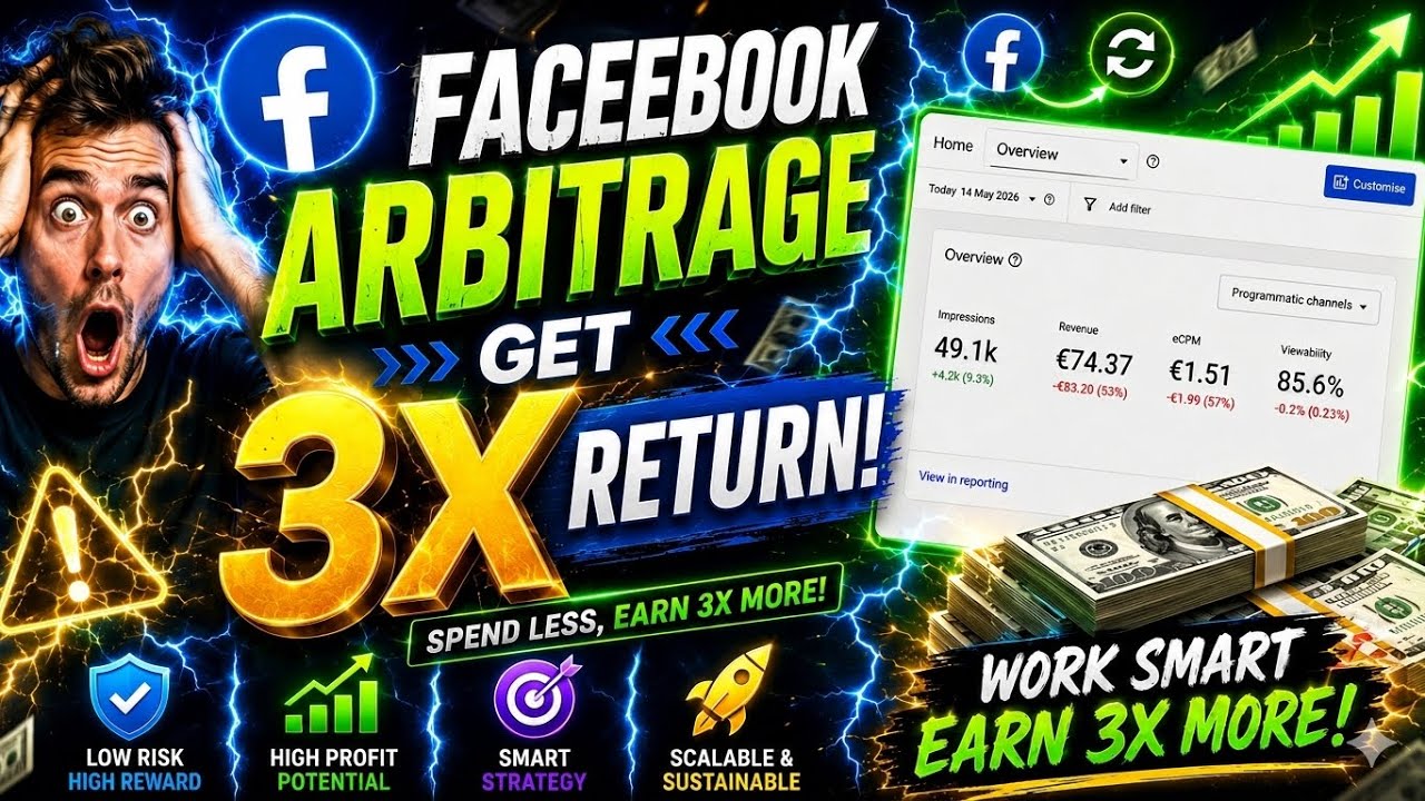 Facebook Arbitrage Secrets 🔥 Get 3X Return With Low Budget! Facebook Ads Arbitrage Full Strategy 🚀