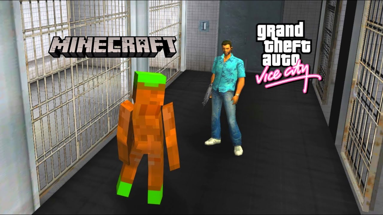 OMG 🔥 MINECRAFT ENTERS GTA VICE CITY TO KILL JOKER