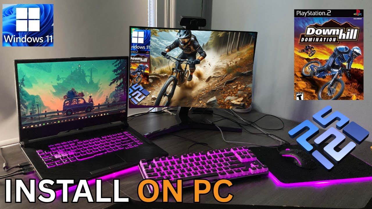 How to Play PS2 Games in 8K! (PCSX2 Ultra HD Guide) Downhill Domination