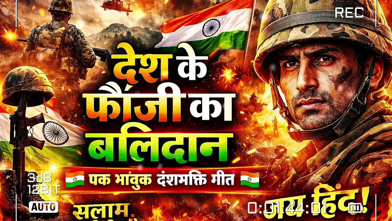 देश के फ़ौजी के बलिदान पर भावुक देशभक्ति गीत | Desh Ke Fauji Ka Balidan Song | Patriotic Song India