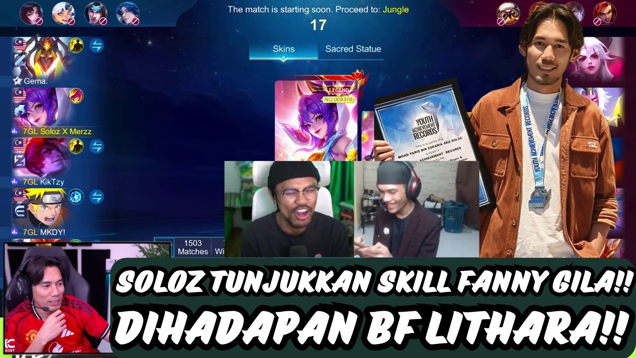 SOLOZ TUNJUKKAN SKILL FANNY GILA!! DIHADAPAN BF LITHARA!!