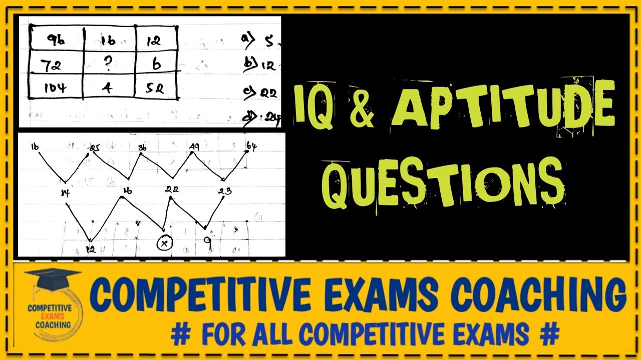 IQ & Aptitude Test Question and Answers | Tamil IQ Test | IQ Test Tamil | #competitiveexam #IQTamil