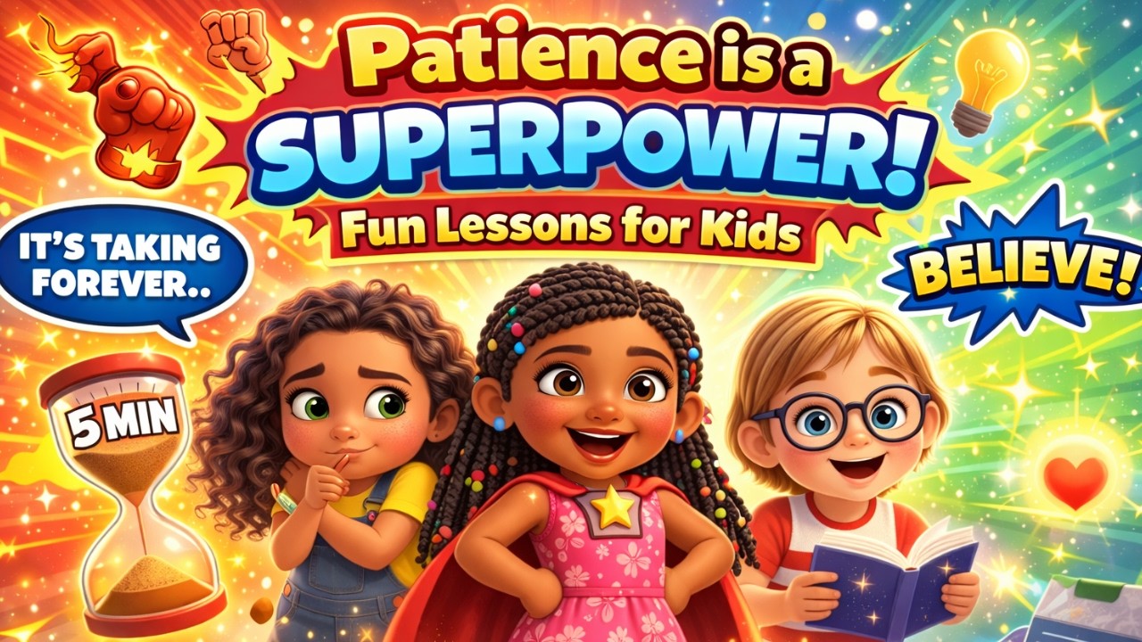 Patience is a Superpower! 💥 Fun lessons for Kids with Tiwa I Episode 006