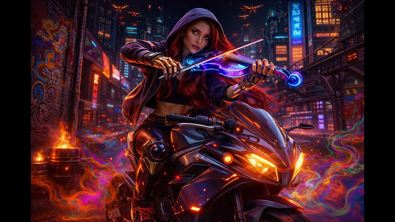 The Violin Girl Hiphop – One Spark, A City Ignited 🔥🌃