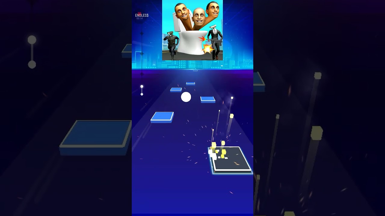 Skibidi toilet 🚽 Dancing Ball, funny games 😂 #shorts #gaming #skibiditoilet #youtubeshorts