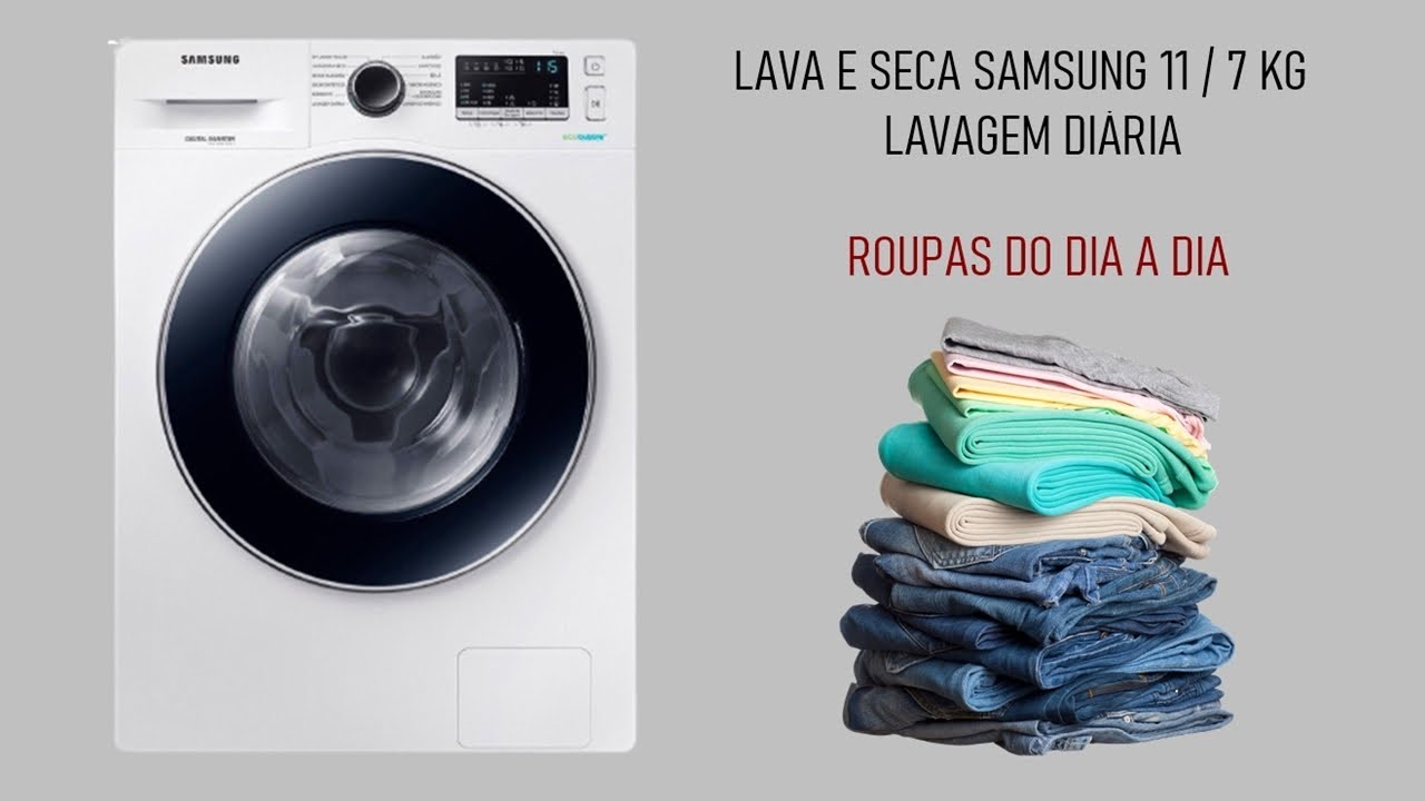 Lava e Seca SAMSUNG WD4000 11kg (wd11m4453jw) Lavagem Diária