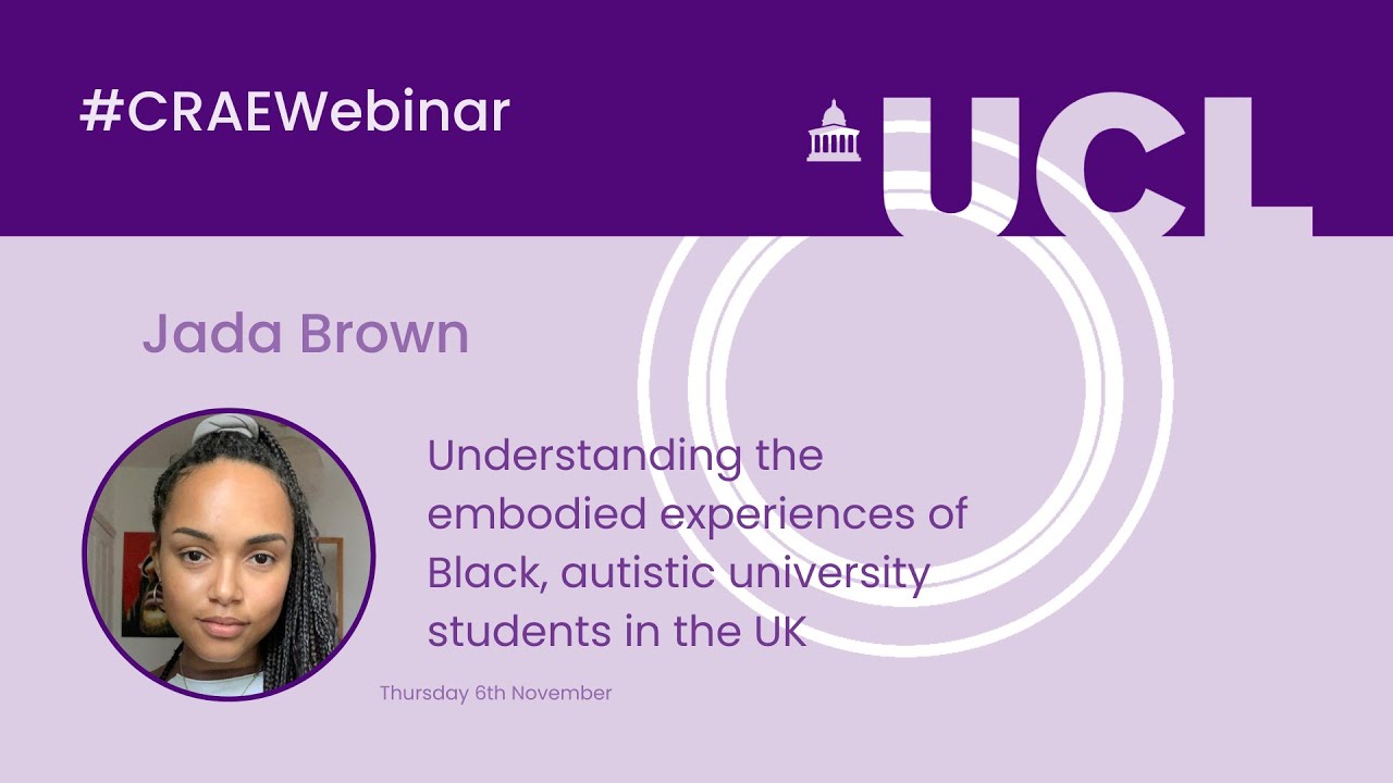 Understanding the experiences of Black, autistic university students with Jada Brown (6-Nov-25)