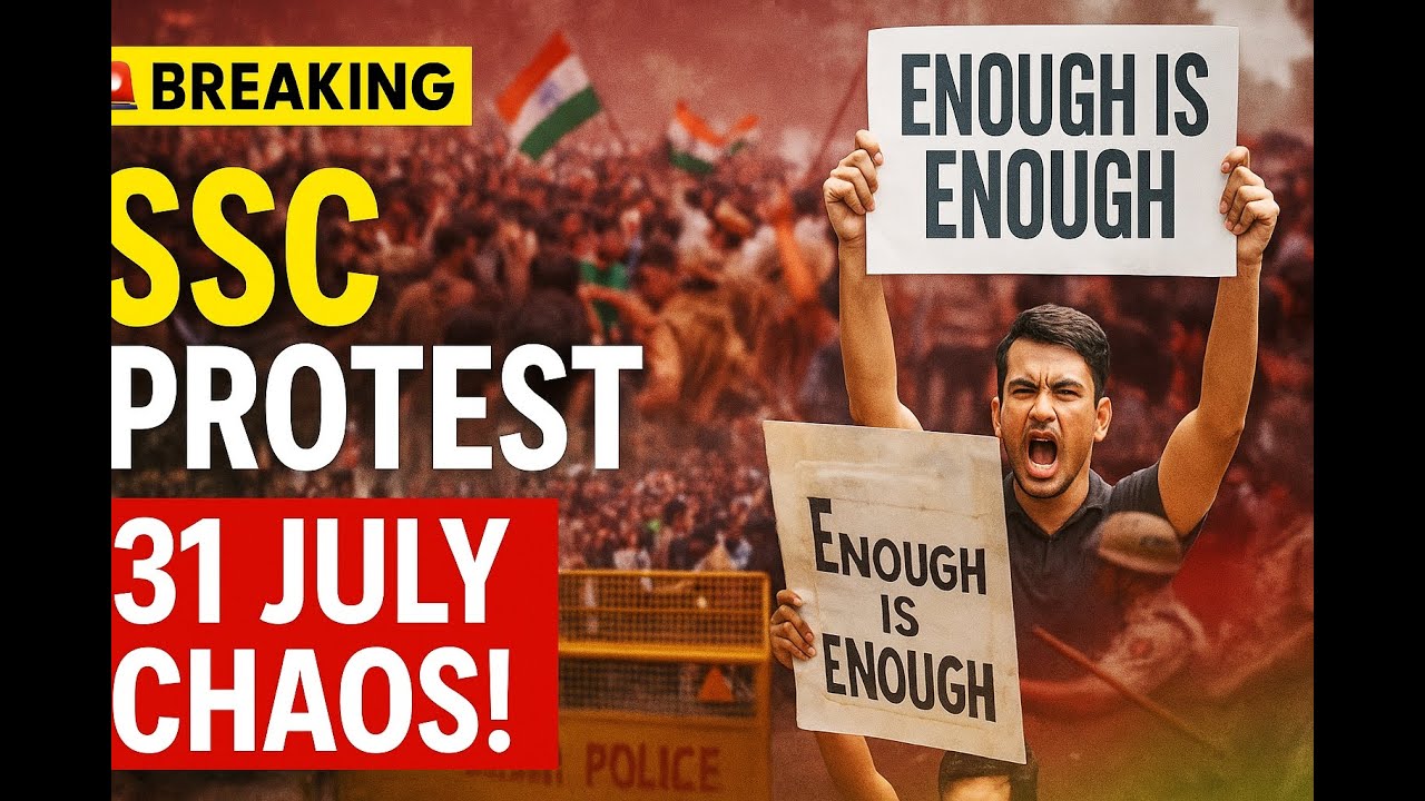 SSC PROTEST Turns Chaotic &ndash; The TRUTH You Need to Know | Explained in English | VidspireX