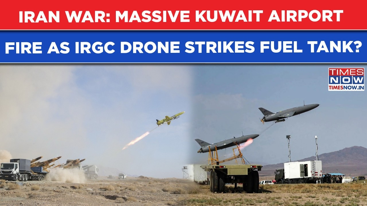 Iran War: Massive Kuwait Airport Fire After IRGC Drone Strikes Fuel Tank? Air Defences Overwhelmed?