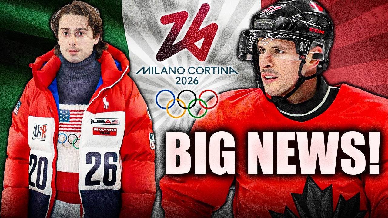 HUGE NEWS ON NHL PLAYERS @ THE OLYMPICS: TEAM CANADA, USA, SIDNEY CROSBY, AUSTON MATTHEWS & MORE