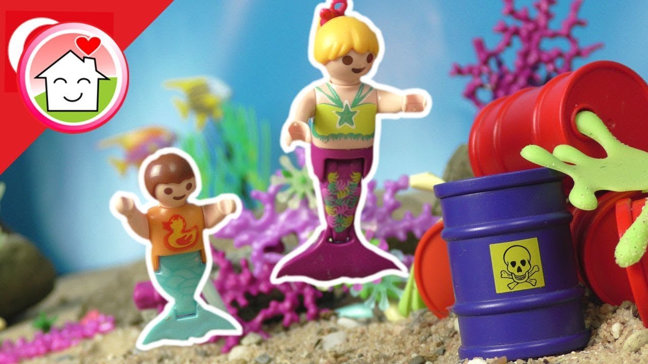 Playmobil T&uuml;rk&ccedil;e Deniz Kızları Tehlikede - Hauser Ailesi &Ccedil;ocuk filmi