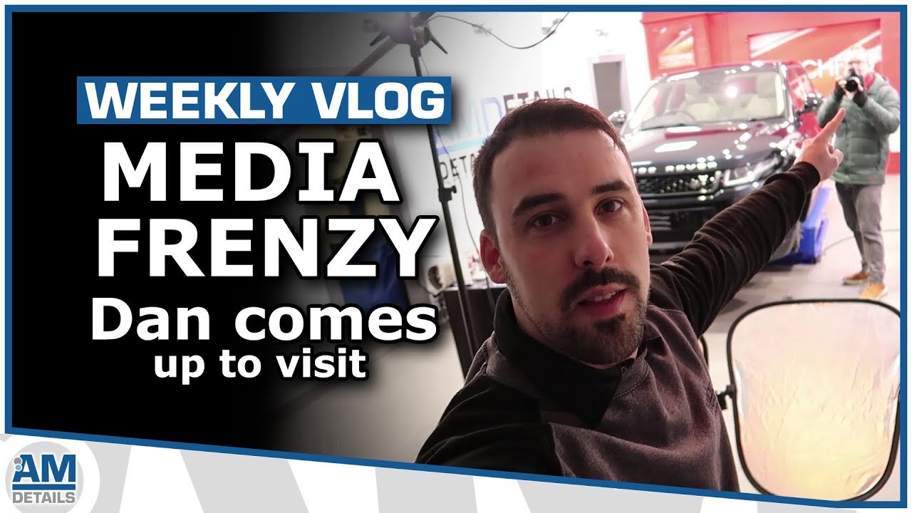 Media Frenzy - Dan Comes to Visit. AMDetails Vlog
