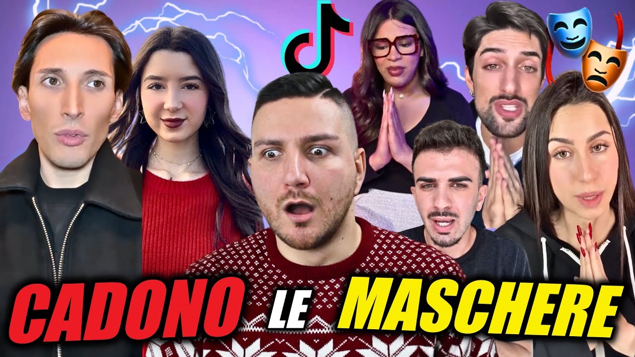 CADONO le MASCHERE di TUTTA TIKTOK ITALIA dopo il DRAMA degli EVENTI !!! - Tg Tok 413