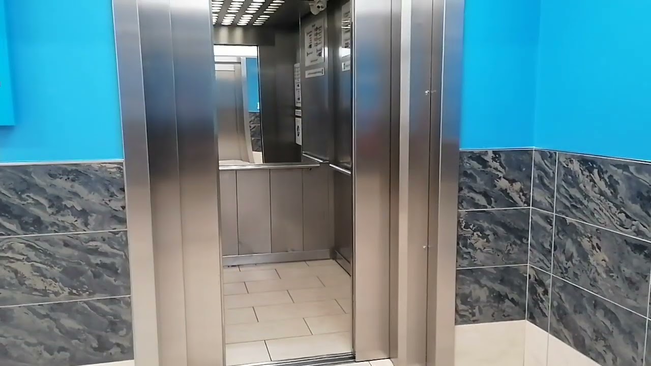 Main Lifts inside Doncaster Frenchgate Centre on 7 April 2023