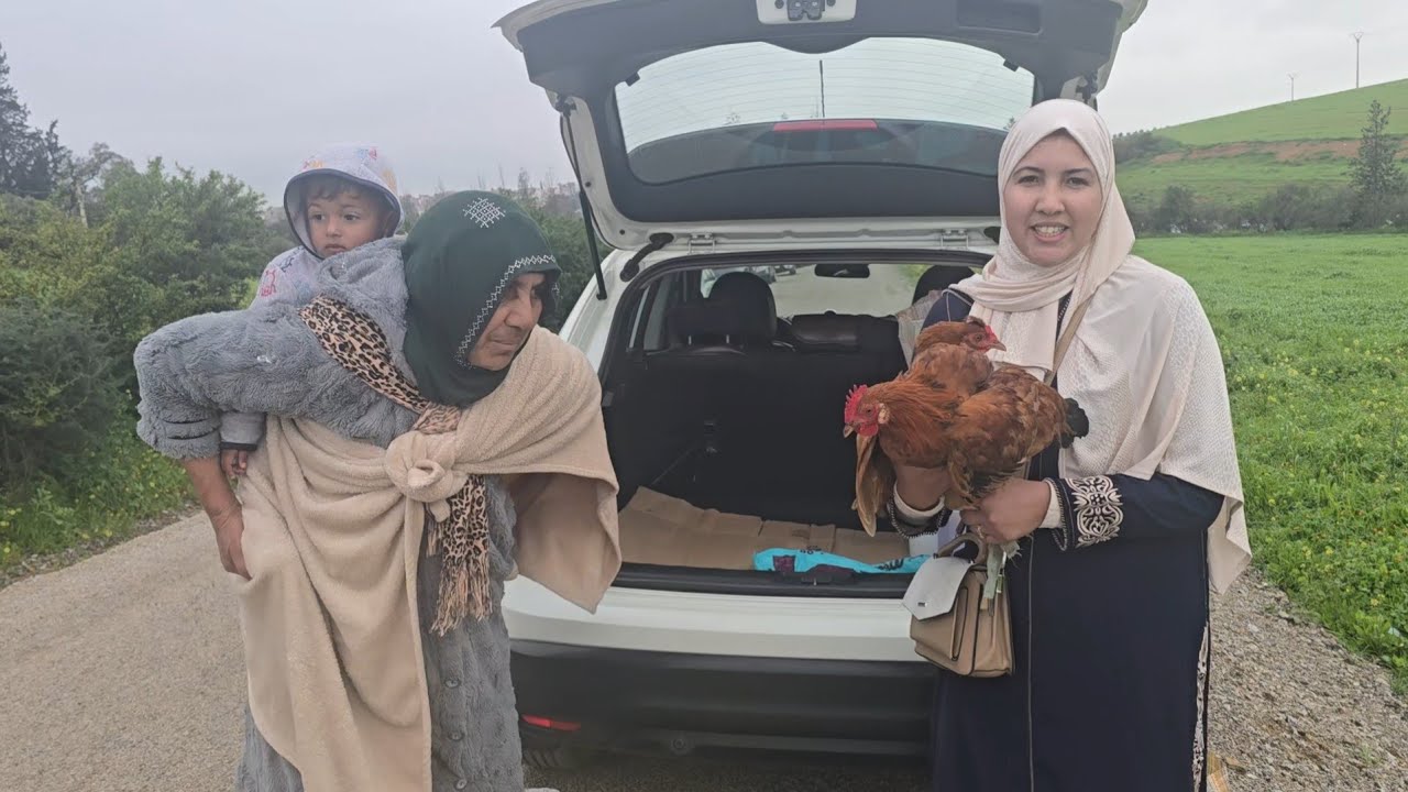 فيديو هبيل نيشان مشينا للسوق وهالفماجاة ليجات الحسنية غطير بالفرحة 