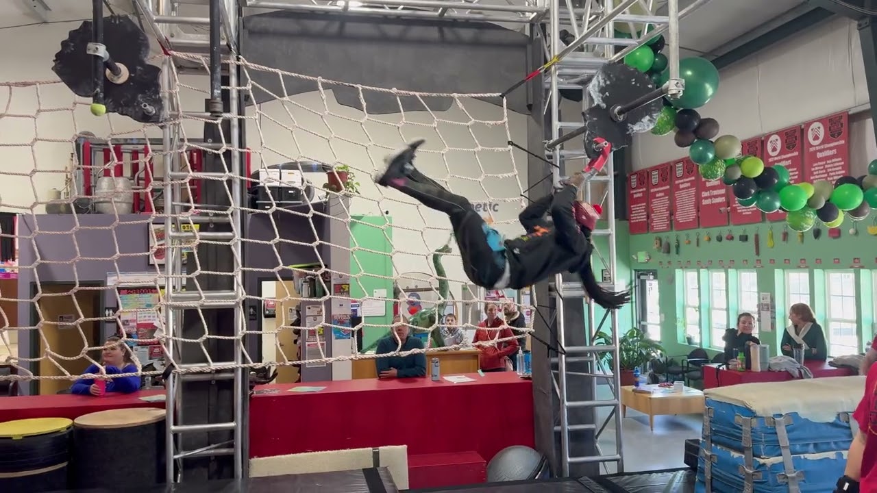 🥷🏿 Lache Fails b4 the W💎#americanninjawarrior #ninjawarrior #gymnastics #fitness #fitover40 #anw 