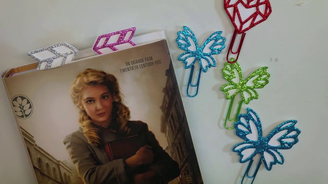 Segnalibri Fai da te-Paper clip Bookmark tutorial- DiY Planner Clips-Bullet Journal Clips