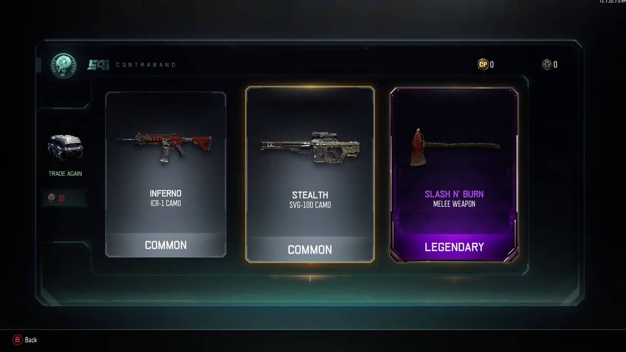 Call of Duty: Black Ops III Slash N' Burn out of a common