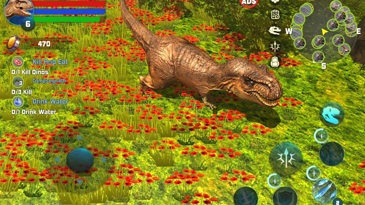 Dinosaur Game T-Rex Dino Android Gameplay 
