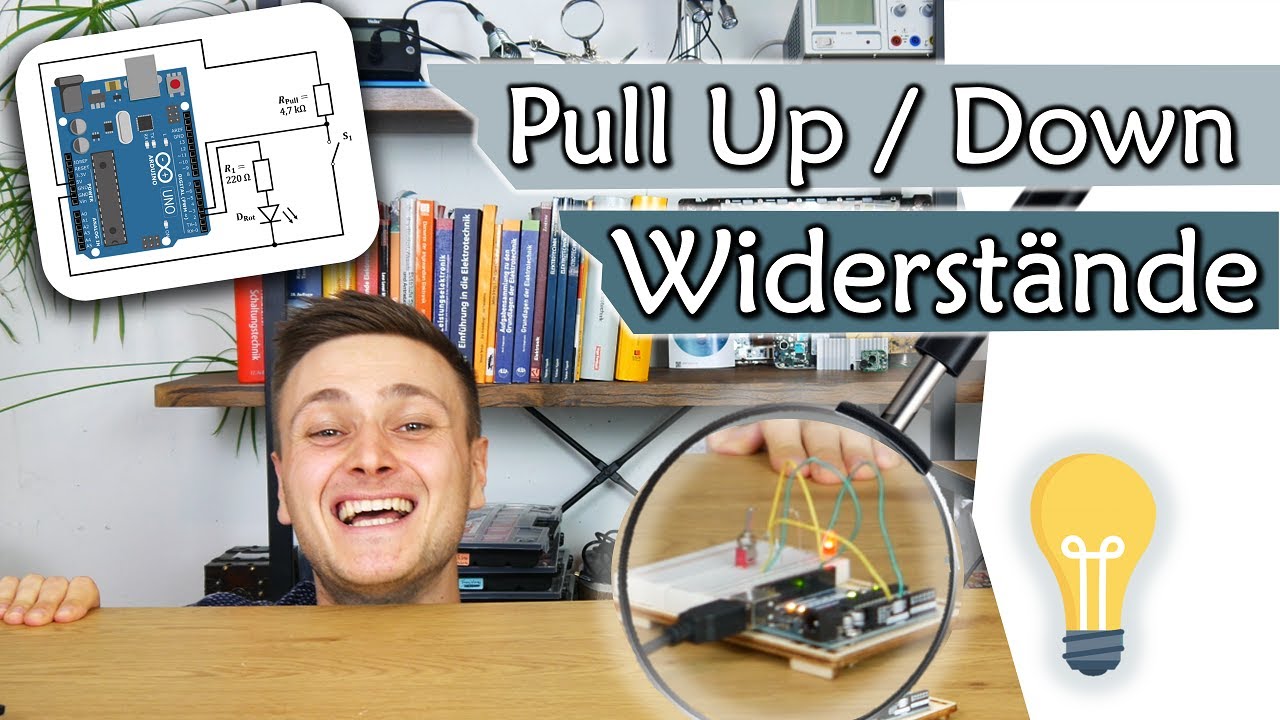 Pull-Up / Pull-Down Widerstände einfach erklärt | Arduino #10