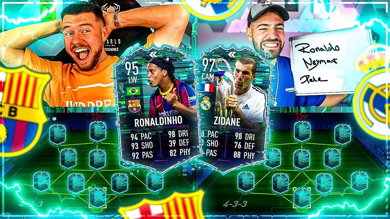 FIFA 22: RONALDINHO FLASHBACK VS ZIDANE SBB 😱😱