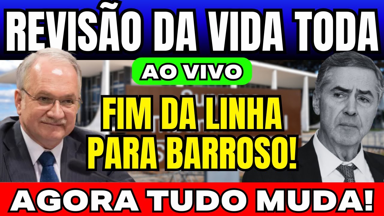 AO VIVO: ÓTIMAS NOTÍCIAS DA REVISÃO DA VIDA TODA! AGORA MUDA TUDO
