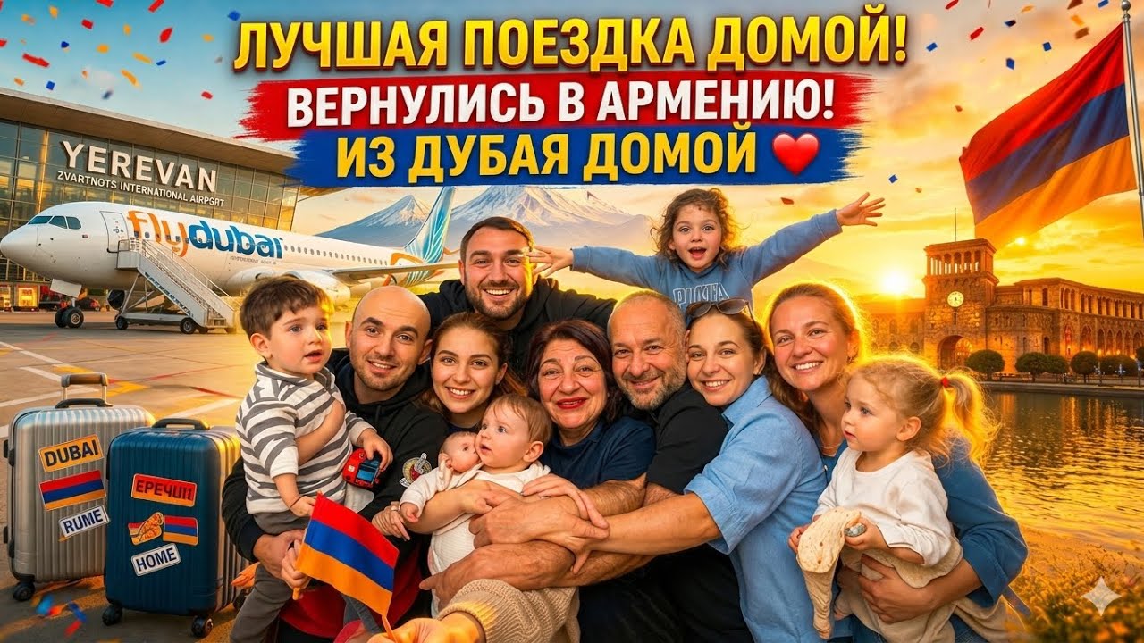 Мы улетели из Дубая&hellip; и вот что нас ждало в Армении 🇦🇲