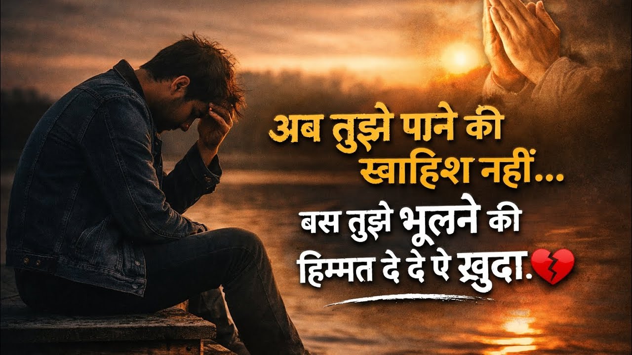 बस तुझे भूलने की हिम्मत दे दे ऐ खुदा | Sad Pyar Song 😔💔 