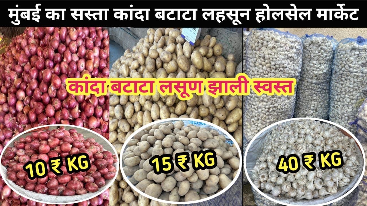 Kalyan APMC Kanda Batata Market | Cheapest Wholesale Market In Mumbai | Kalyan APMC Market