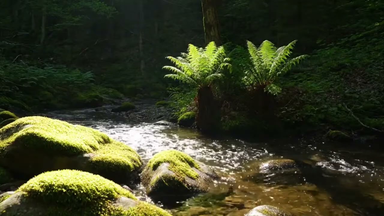 Calm Flowing River Ambience for Deep Sleep, Meditation & Anxiety Relief