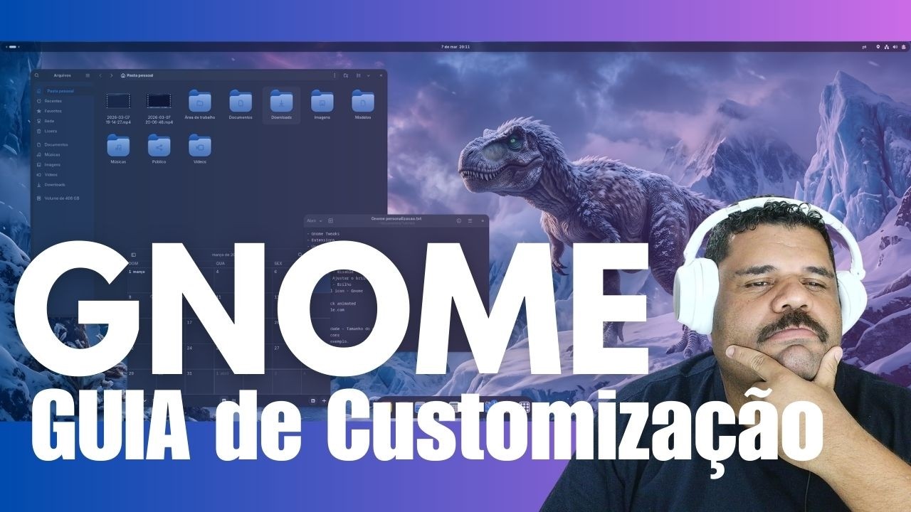 ⭐ Customizando o GNOME com um Lindo Visual