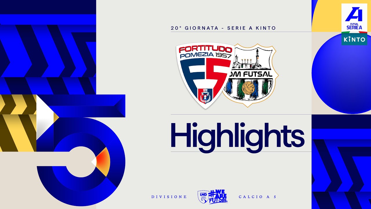 Fortitudo Pomezia-CDM Futsal 4-1 | Gol e highlights | 20ª giornata | Serie A KINTO 2025/2026