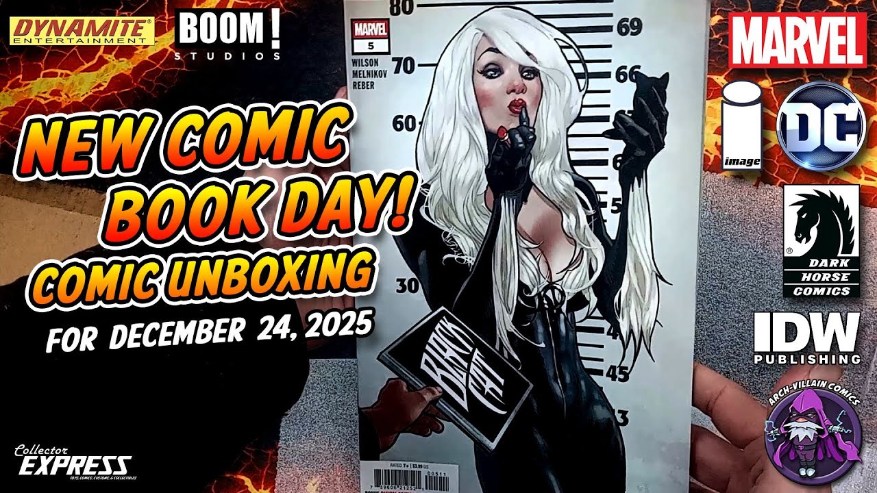 New COMIC BOOK Day - Marvel & DC Comics Unboxing December 24, 2025 - New Comics This Week