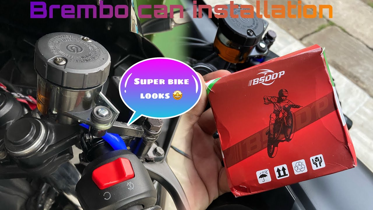 Brembo big master cylinder can install on R15 V3!
