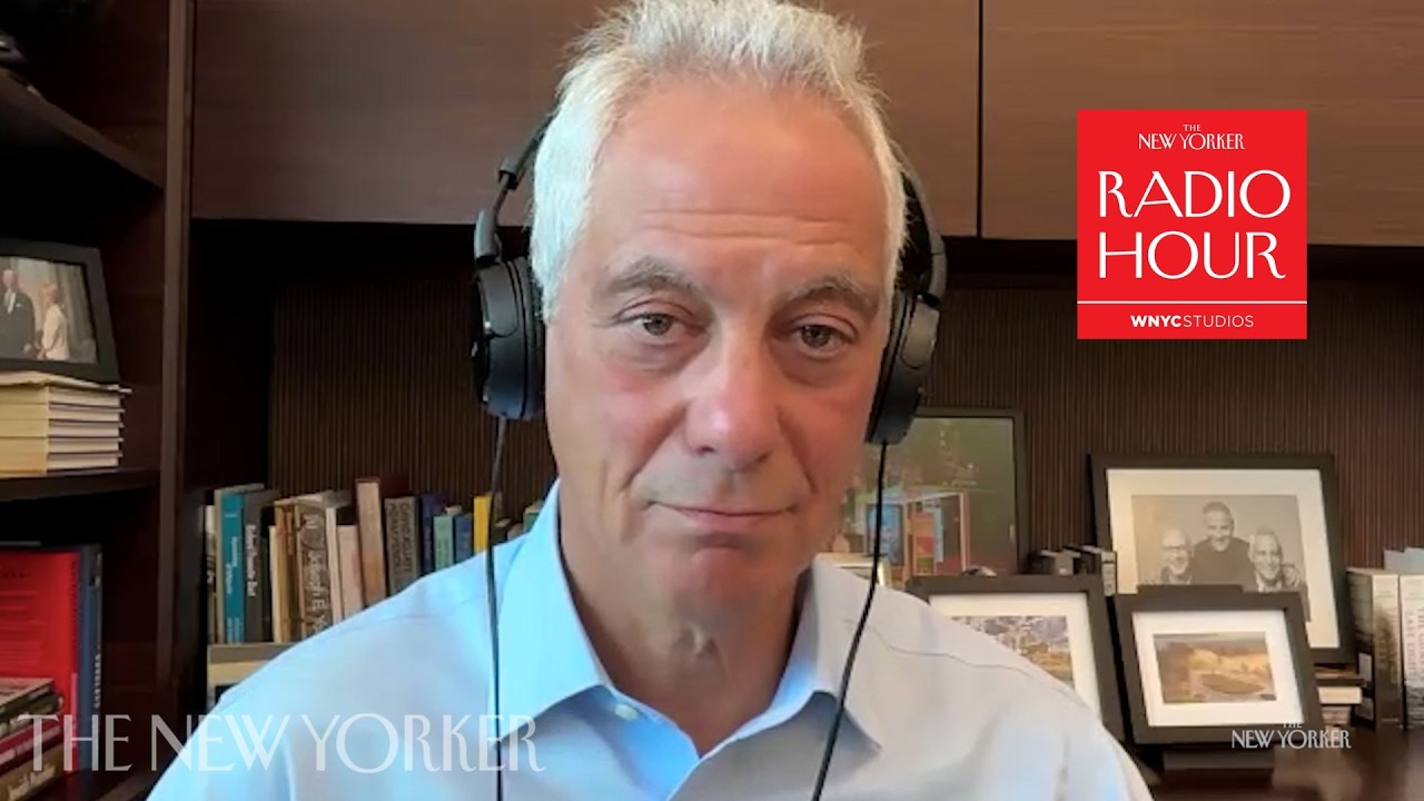 Rahm Emanuel Says Israel&rsquo;s Path Is &ldquo;Not Sustainable Politically&rdquo; | The New Yorker Radio Hour