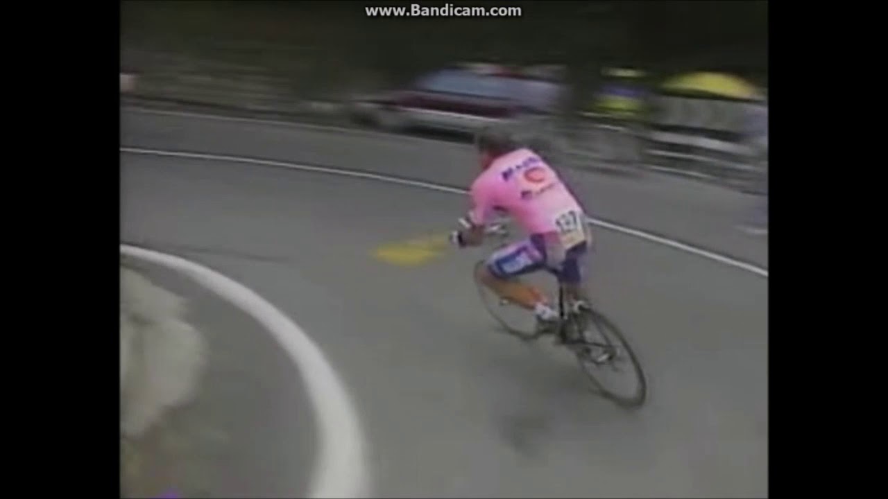 Tour d'Italie 1995 - Etape 17 - Tony Rominger domine &agrave; nouveau ses adversaires sur le chrono