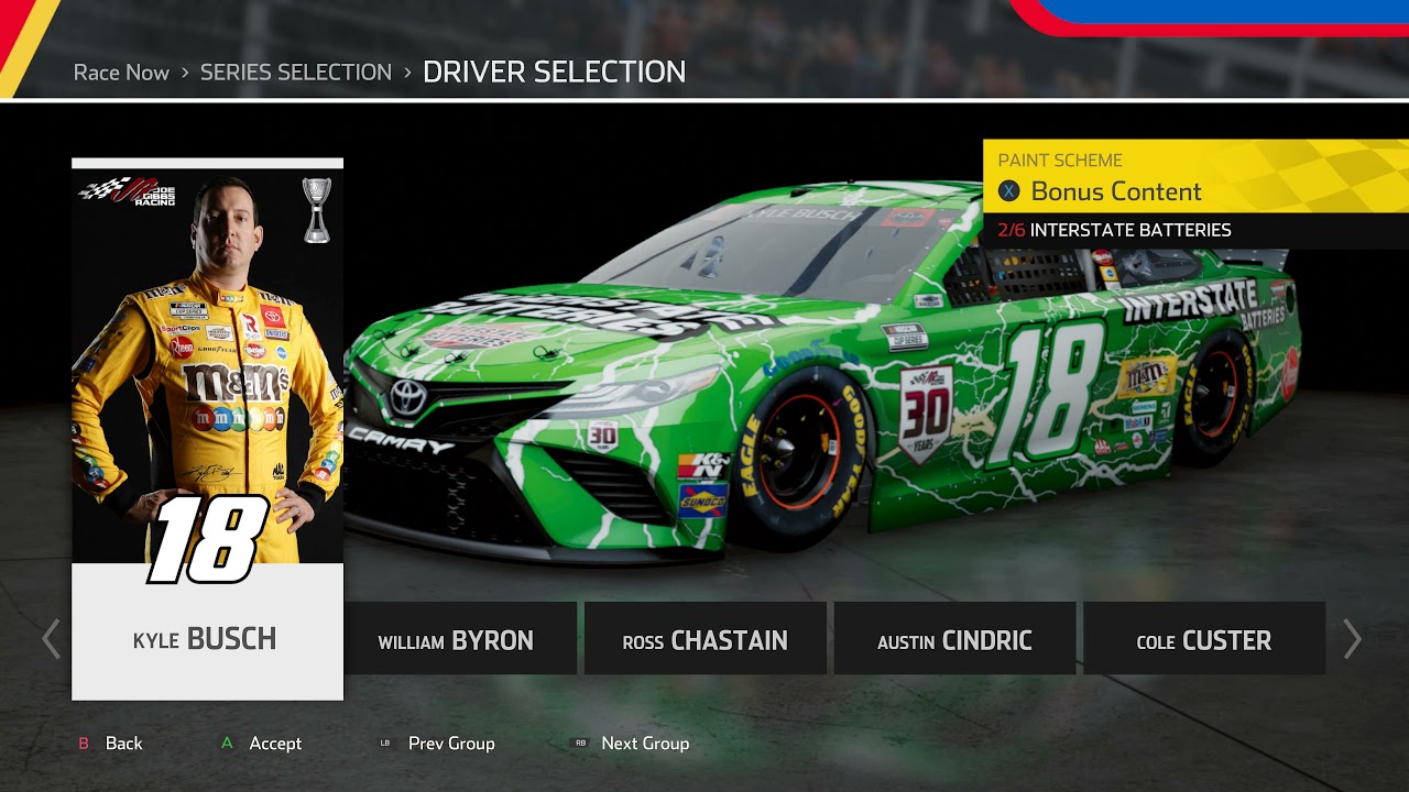 Nascar Heat 5 (Throwback & 2021 Paint Mod)