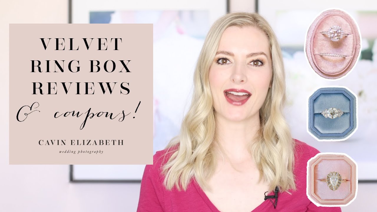 Velvet Ring Box Company Reviews + a GIVEAWAY & Coupon Codes