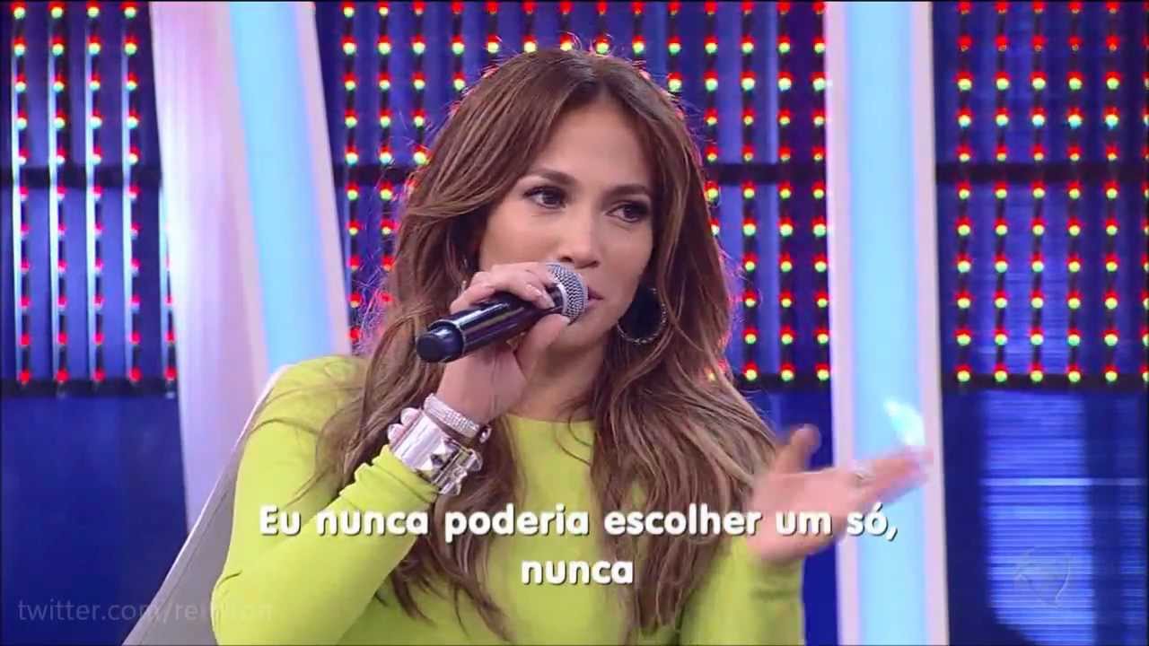 Jennifer Lopez no programa O Melhor do Brasil HD (entrevista) by @renaron