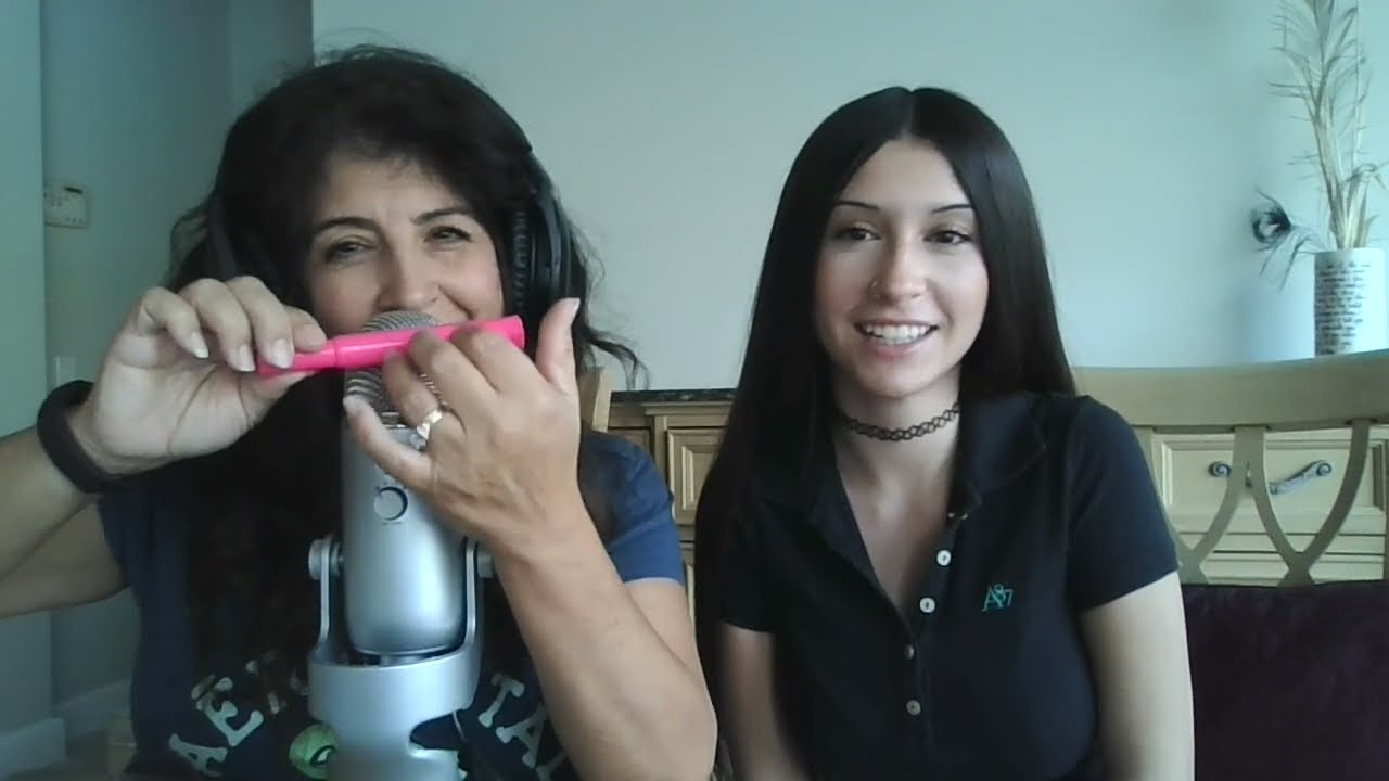 My Mom Tries ASMR!
