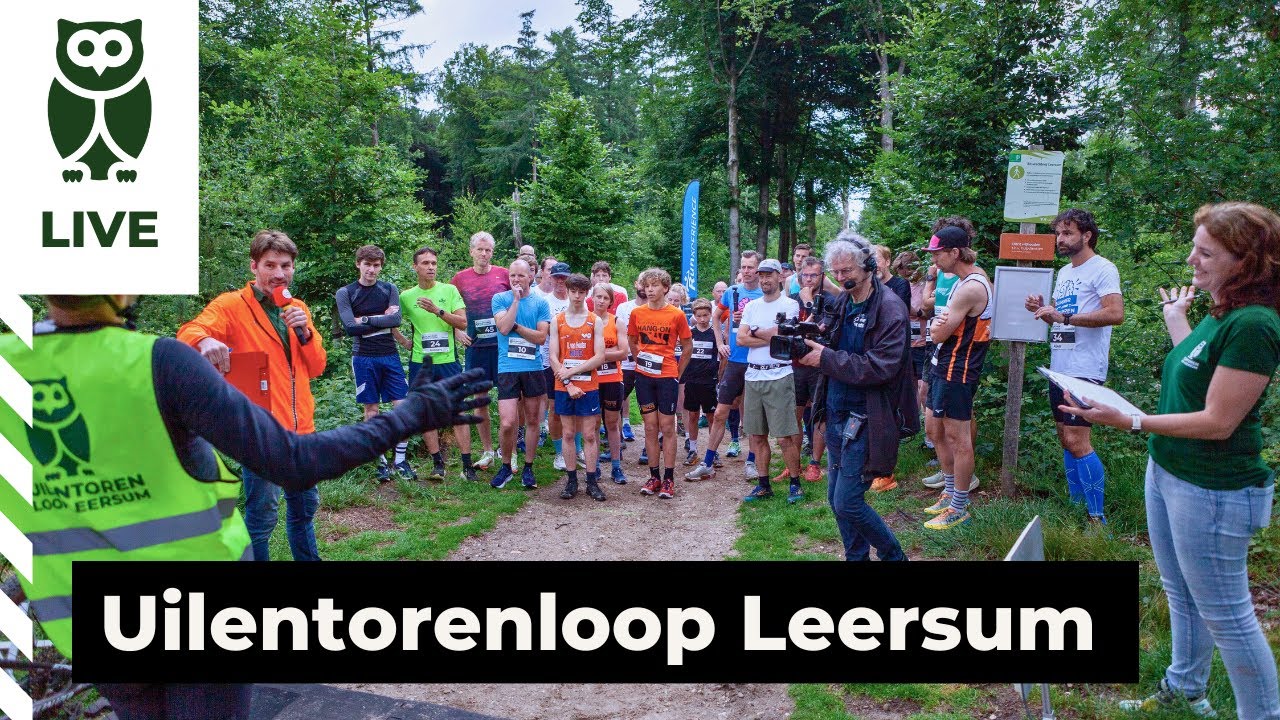Live vanaf de Uilentoren in Leersum bij de Uilentorenloop 2025