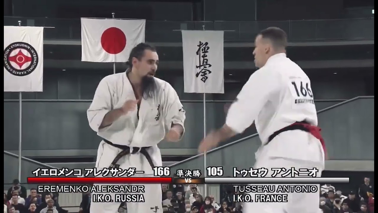 Antonio Tusseau France vs Aleksandr Eremenko Russia The 13th World Open Karate Championship
