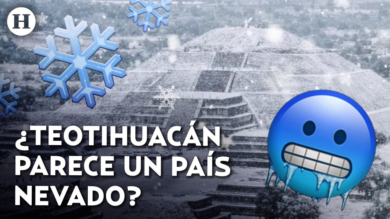 ¡Teotihuacán como nunca la has visto! Así quedó tras la intensa granizada por el frente frío 29