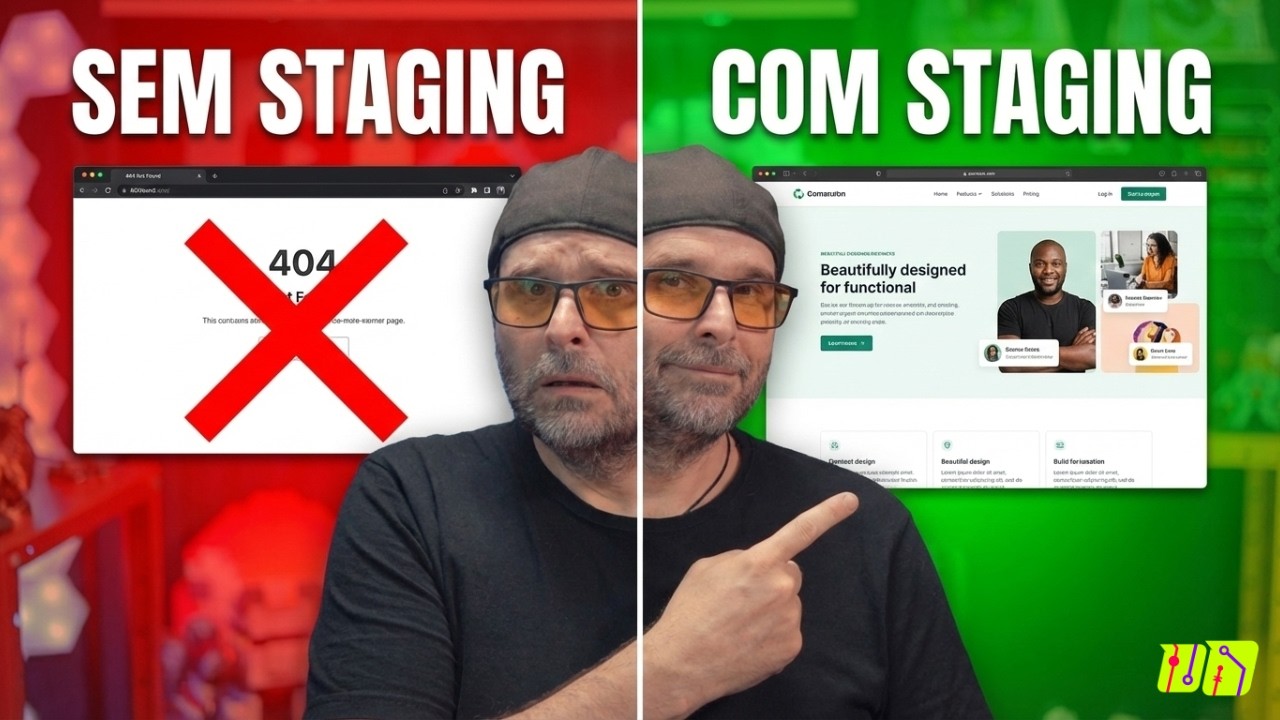 O Erro Nº1 que Derruba Sites (e como evitar com Staging)